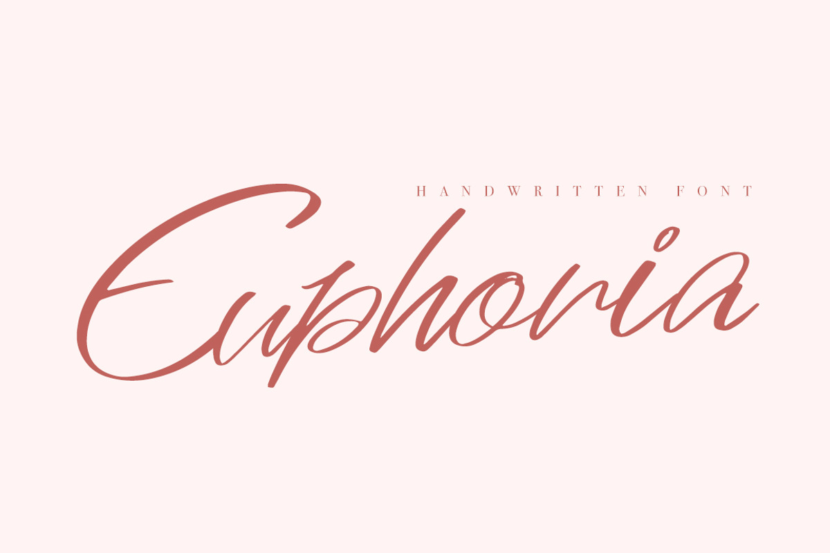 Euphoria, a Script Font by Katie Holland (Photo 7 of 7)