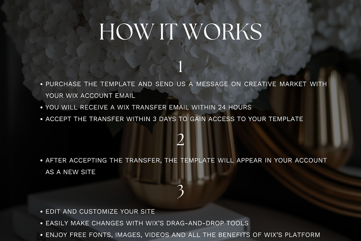 Gianna Moreau - WIX Website Template preview 7