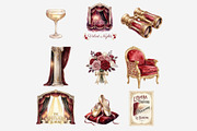 Watercolor Opera Theater Bundle, a Person Illustration by Tanya Kart (Thumbnail 11 of 13)