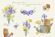 Spring Garden Illustration & Pattern, a Decorative Illustration by OkPen (Thumbnail 3 of 10)
