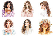 Watercolor White Spring Friends PNG, an Illustration by SinaCreation (Thumbnail 3 of 5)