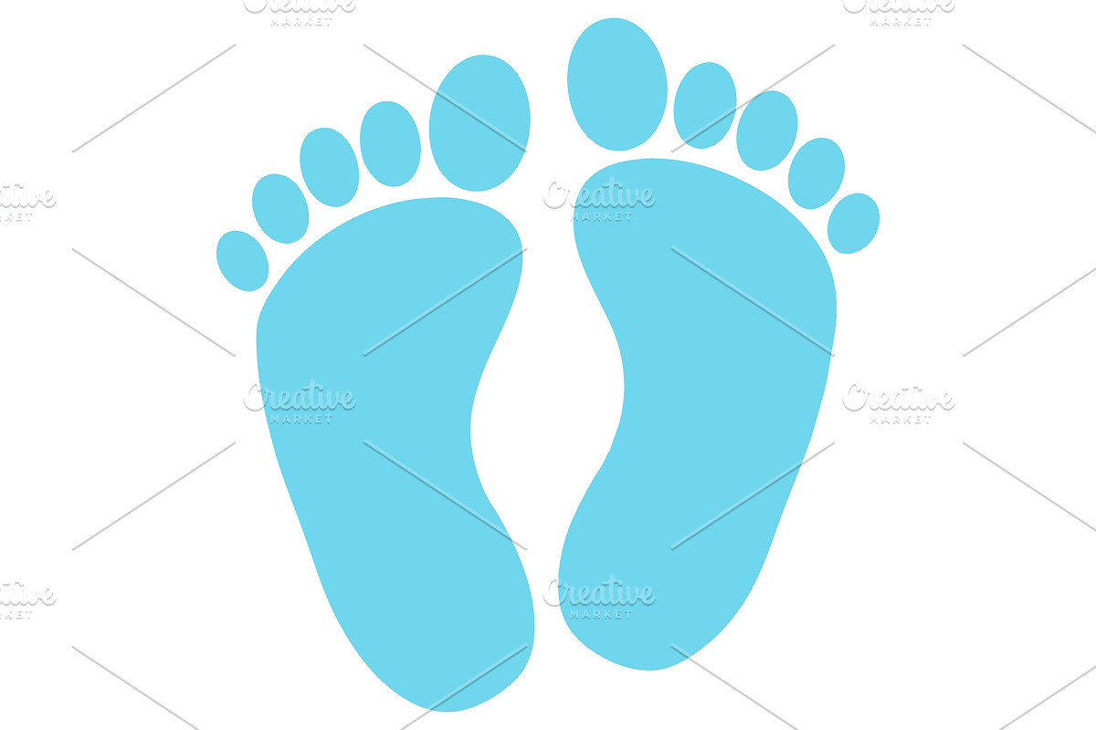 Baby feet, an Illustration by Mark1987