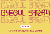 Gangmo - Korean Pop Display, a Sans Serif Font by Pandeka Studio (Thumbnail 4 of 9)