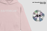 Boxy hoodie mockup, a Hoody Mockup by Barmecide Mockup Studio (Thumbnail 2 of 3)