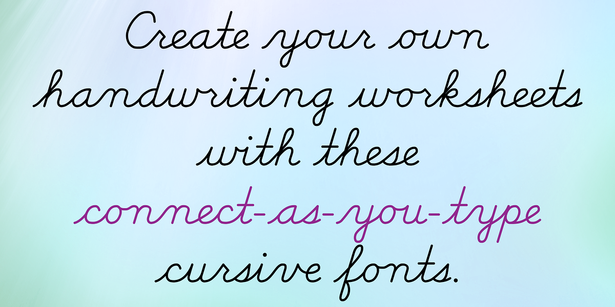 School Cursive, a Handwritten Font by Cursive Workshop (Photo 4 of 6)