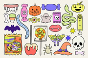 Whimsical Halloween Illustrations, a Seasonal Illustration by Alina Sh (Thumbnail 2 of 8)