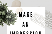 Keyboard, green plant, gold flatlay, a Social Media Template by life i design by Nicki (Thumbnail 3 of 4)