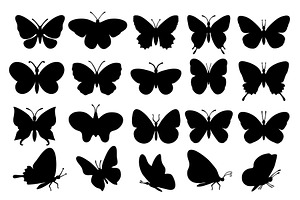 Butterfly Silhouettes Collection