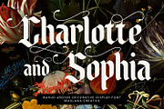 Bahud Aroyek Decorative Display Font, a Blackletter Font by Maulana Creative (Thumbnail 2 of 6)