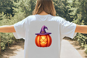 Pumpkin Witch Hat Clipart, an Illustration by CrexoraLab (Thumbnail 3 of 5)