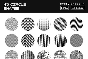 200 Geometric Shapes Vector Design