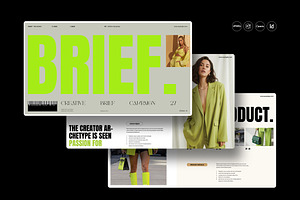 HUGE | Creative Brief Campaign, a Presentation Template by TemplateFolio-Shop