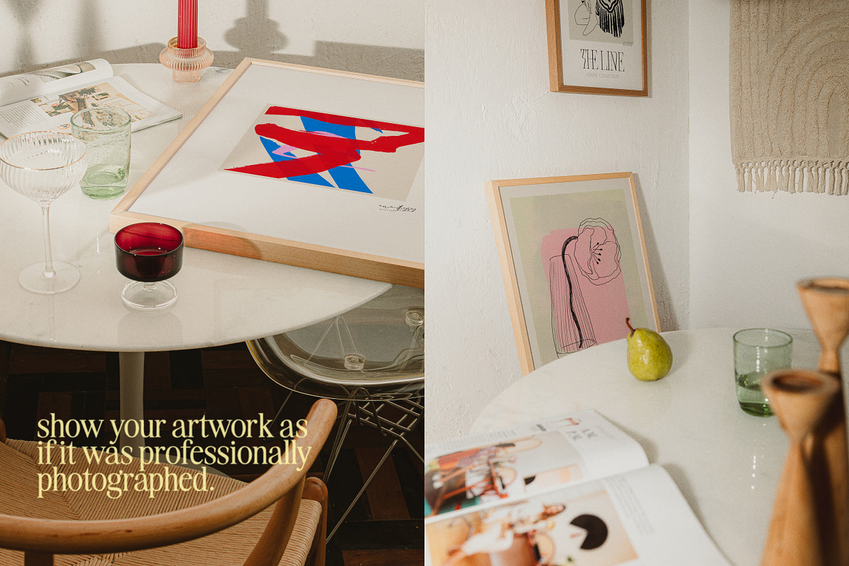 Imperfect Interior Frame Mockup Set, a Household Mockup by Salt Color Studio (Photo 2 of 28)