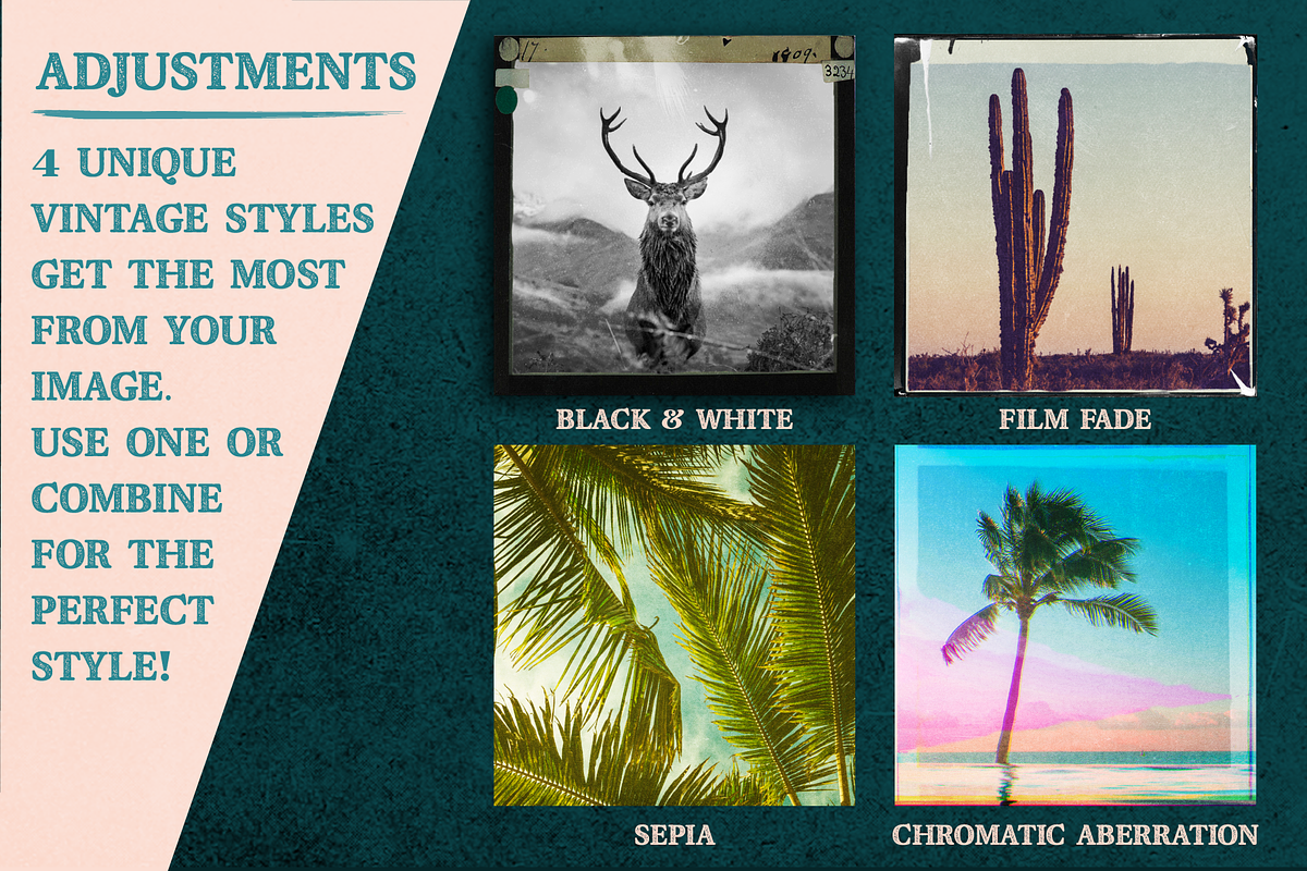 Vintage Film Photoshop Effect, a Preset Add-On by Salty Sweet Creative (Photo 3 of 9)