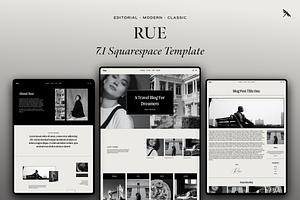 Rue Squarespace Template