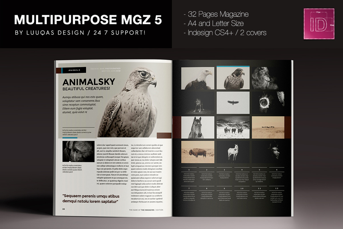 Multipurpose Magazine 5, a Magazine Template by Luuqas Design (Photo 2 of 10)