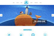 ShinyMe | Creative Portfolio PSD, a Websites & App Template by ThemesJuice (Thumbnail 1 of 5)