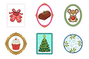 Christmas Cute Vintage Frame PNG, an Illustration by SinaCreation (Thumbnail 3 of 7)