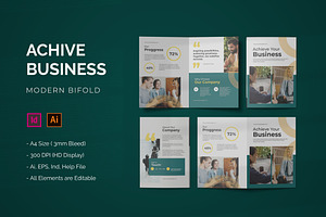 Achive Business - Bifold Brochure