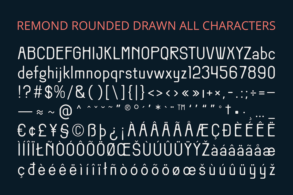 Remond Rounded Drawn, a Sans Serif Font by Craft Supply Co. (Photo 8 of 8)