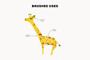 Oil Pastel Crayons Procreate Brushes, a Brush Add-On by Faber Co. (Thumbnail 7 of 8)
