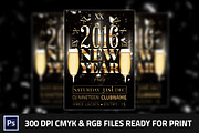 New Year Club Flyer, a Flyer Template by Studio 19 (Thumbnail 2 of 3)