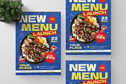 Restaurant Menu Launch Flyer, a Flyer Template by Annora Studio (Thumbnail 4 of 6)