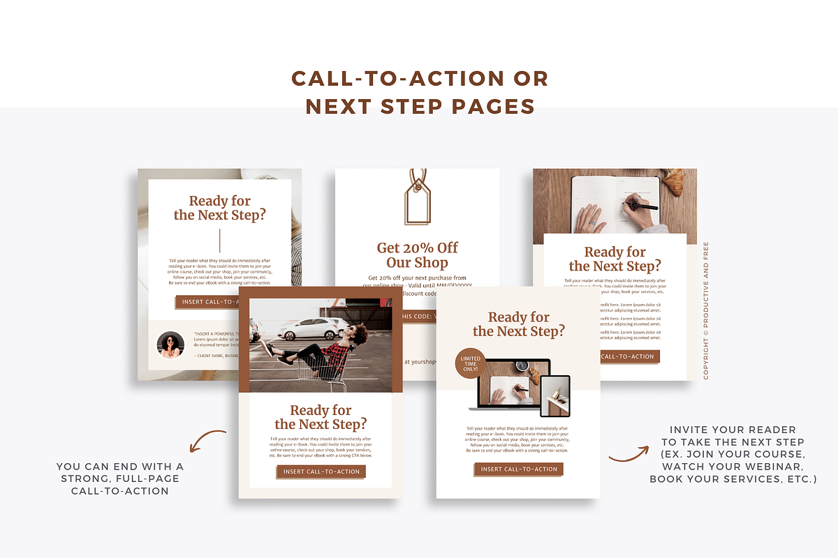 Canva E-book Template | 80+ Pages, a Magazine Template by ProductiveandFree (Photo 15 of 23)