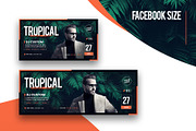 Tropical Party Flyer Template, a Flyer Template by Grand Design (Thumbnail 3 of 4)