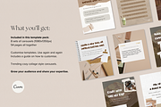 Cozy Collage Instagram Carousels, a Social Media Template by Tabitha Emma (Thumbnail 8 of 9)