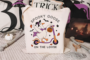 Retro Halloween Goose PNG Clipart, a Seasonal Illustration by LemonDesign (Thumbnail 3 of 5)