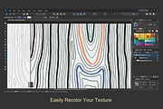 Wood Texture Vector, a Texture Graphic by Pyopo (Thumbnail 5 of 5)