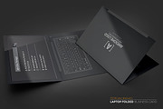 Laptop Business Card Black Edition, a Business Card Template by Graphicdome (Thumbnail 4 of 8)