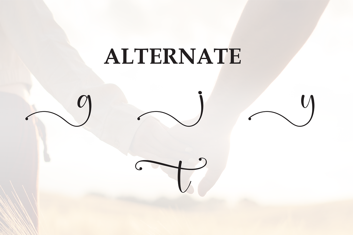 Sweety | Script Font, a Handwritten Font by Scratchones (Photo 8 of 9)