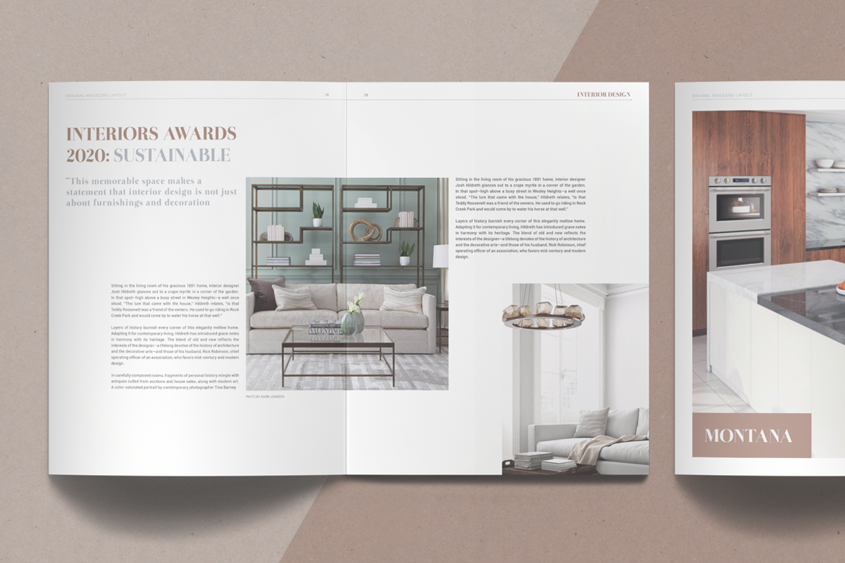 INTERIOR DESIGN Magazine, a Magazine Template by Boris Cupac (Photo 10 of 25)