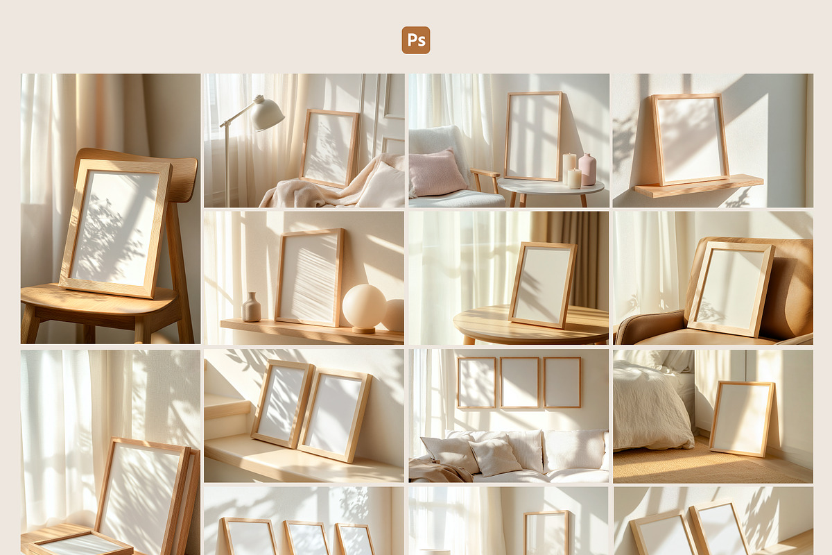Simple interior. — 19 Frame mockup, a Household Mockup by Trissa (Photo 8 of 8)