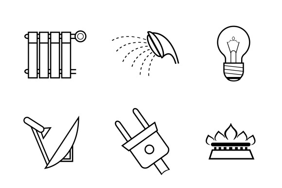 Public Service And Utilities Icons