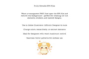 Cute Zodiac Seamless Patterns  12, an Illustration by Bielousova Art (Thumbnail 5 of 8)