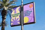 Street Advertising Billboard Mockup, an Advertising Mockup by Pitchlook.Studio (Thumbnail 4 of 4)