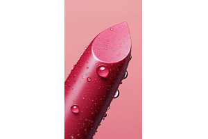 Close-up of cosmetics with droplets, a Beauty & Fashion Photo by Beautiful things