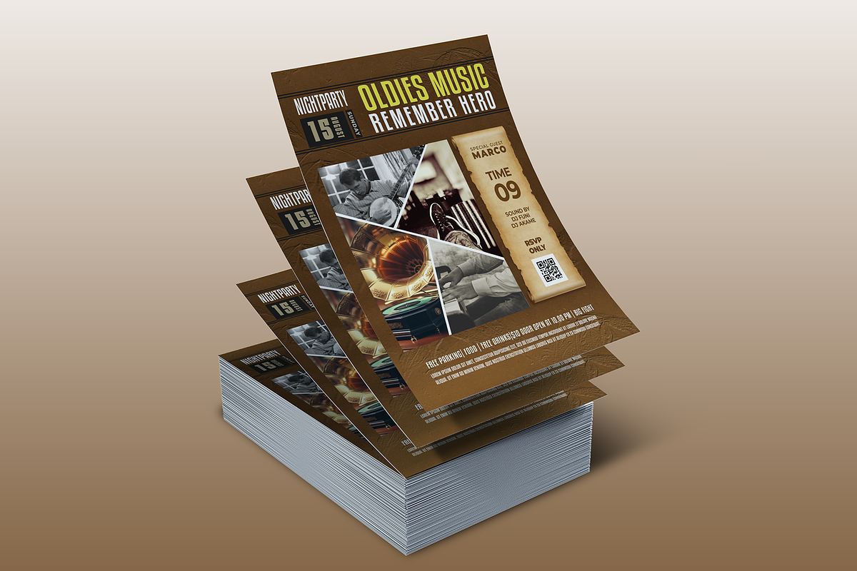 Music Party Flyer, a Flyer Template by Creativpixl (Photo 5 of 6)