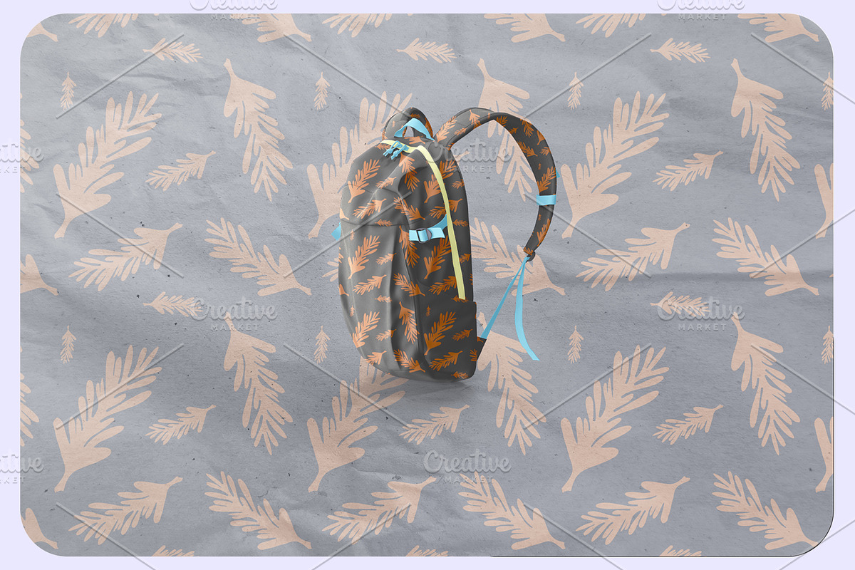 School Bag Mockup Template, a Packaging Mockup by Graplick (Photo 3 of 5)