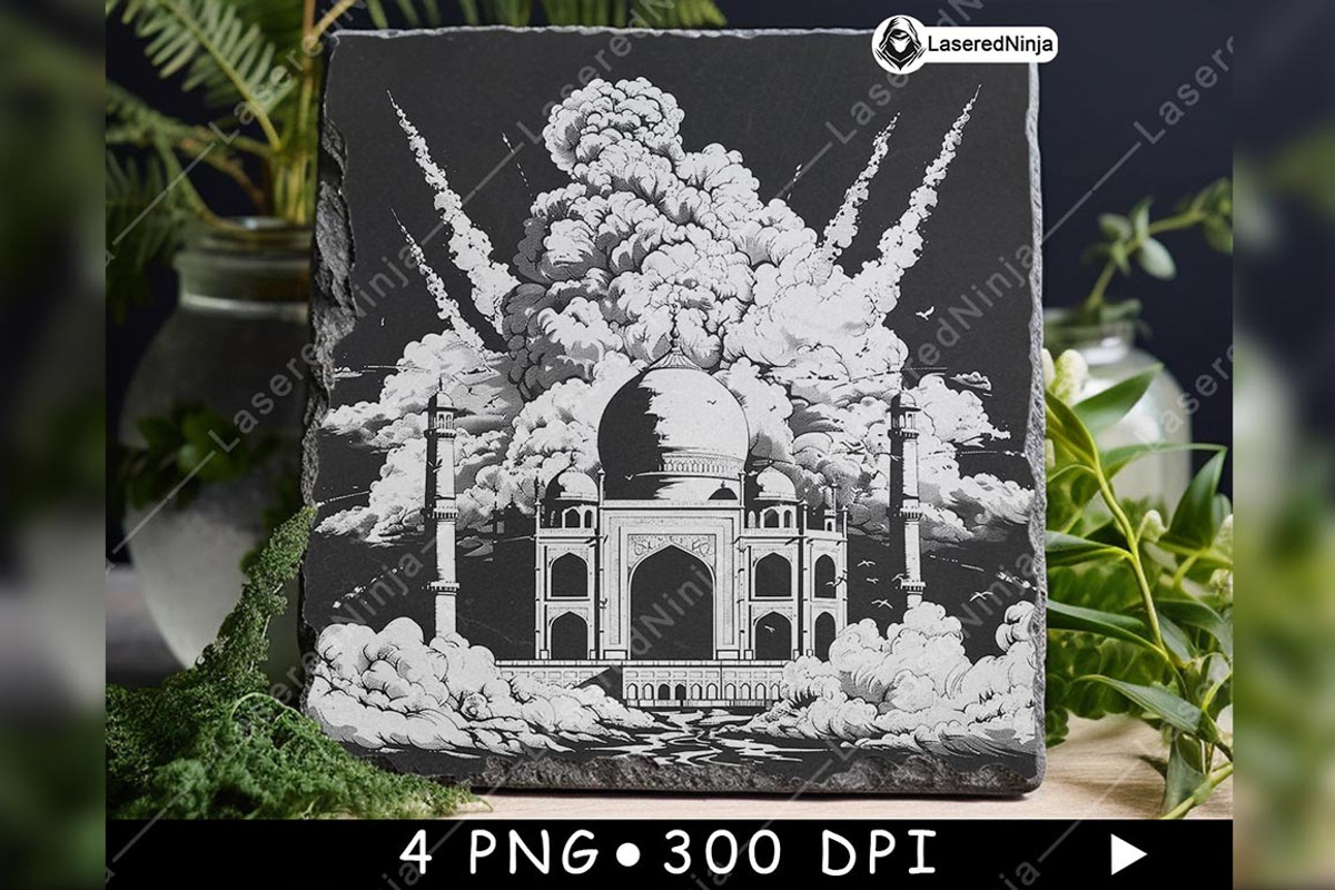 Temple Taj Mahal Shrine Explosion, a Background Graphic by LaseredNinja (Photo 2 of 7)