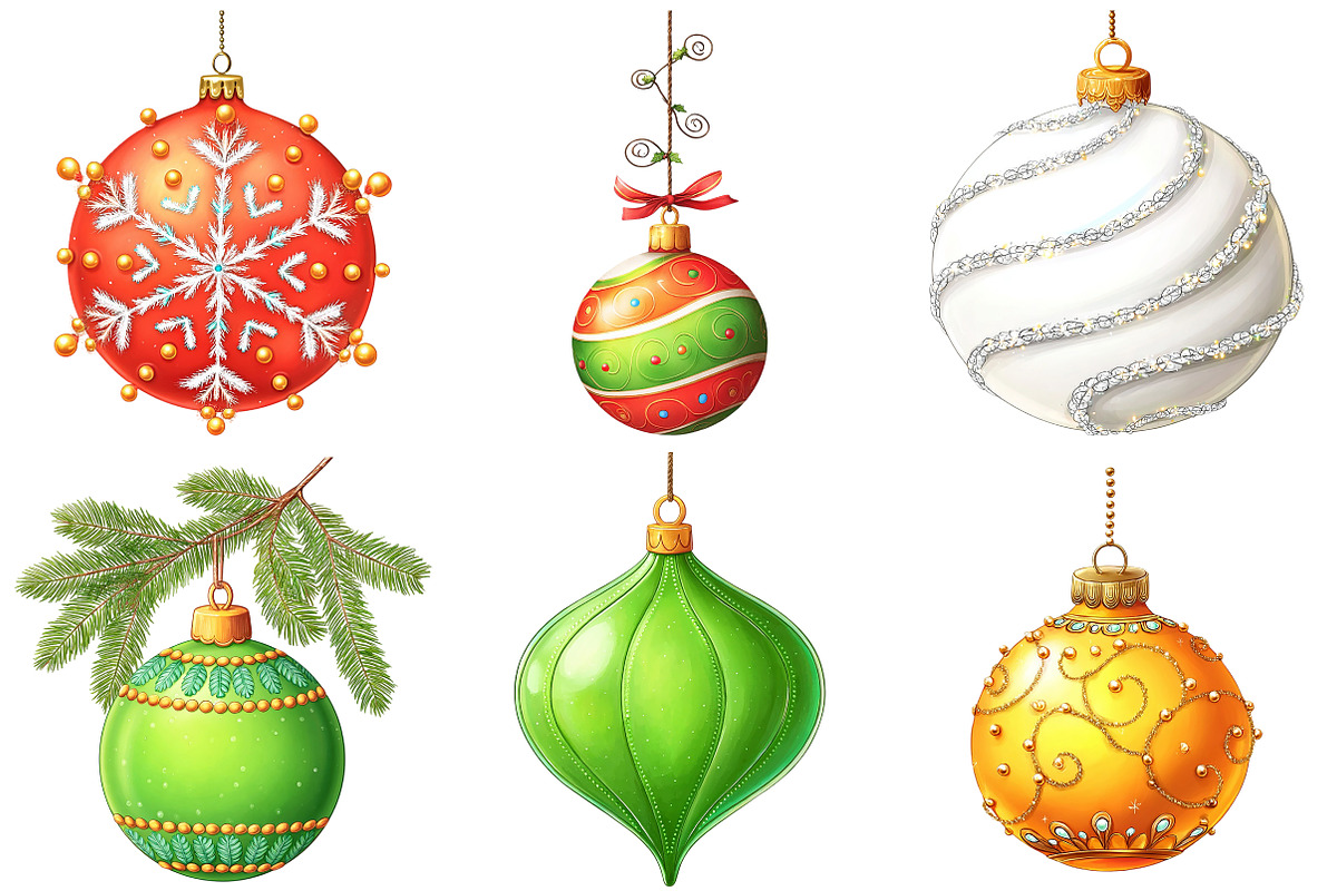 Minimalist Christmas Ornament Clipar, an Illustration by Craft Nest (Photo 6 of 8)