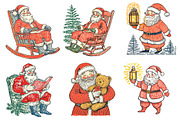 Hand-Drawn Santa Christmas Png, an Illustration by Designworld (Thumbnail 5 of 6)