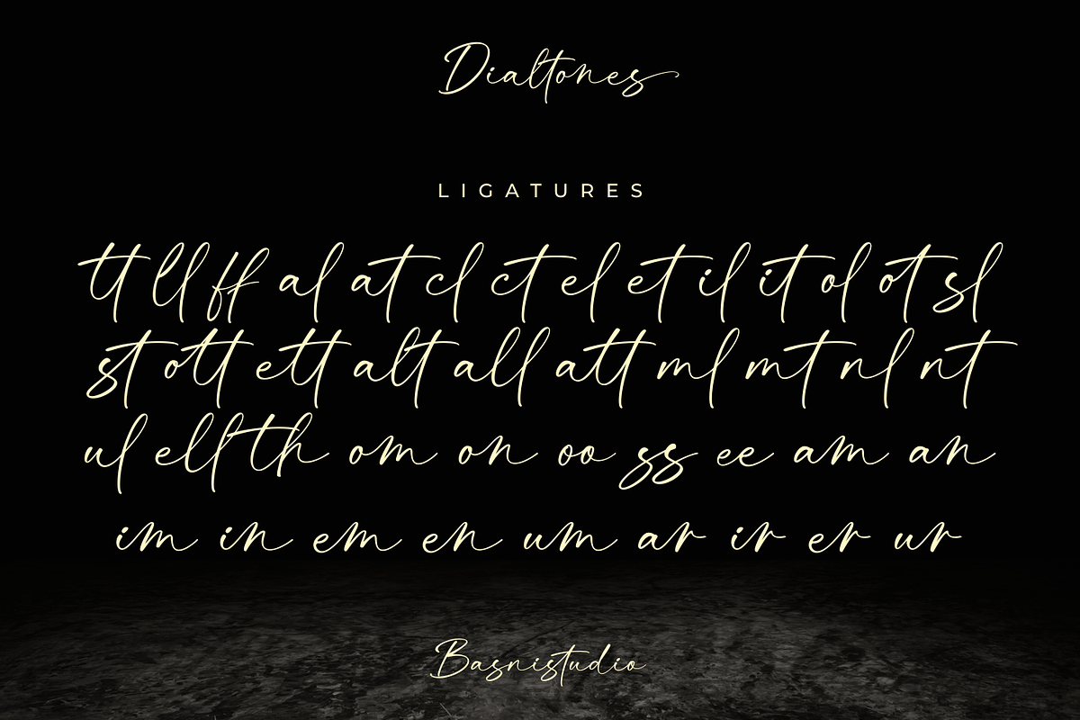 Dialtones - Casual Handwritten Font, a Handwritten Font by Basnistudio (Photo 12 of 14)