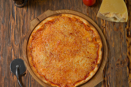 Pizza tomatoes cheese olive oil o containing pizza, food, and tomato, a Food & Drink Photo by oleghz