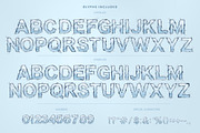 Aqua - Realistic Water Font, a Font by AndrewPixelType (Thumbnail 4 of 7)