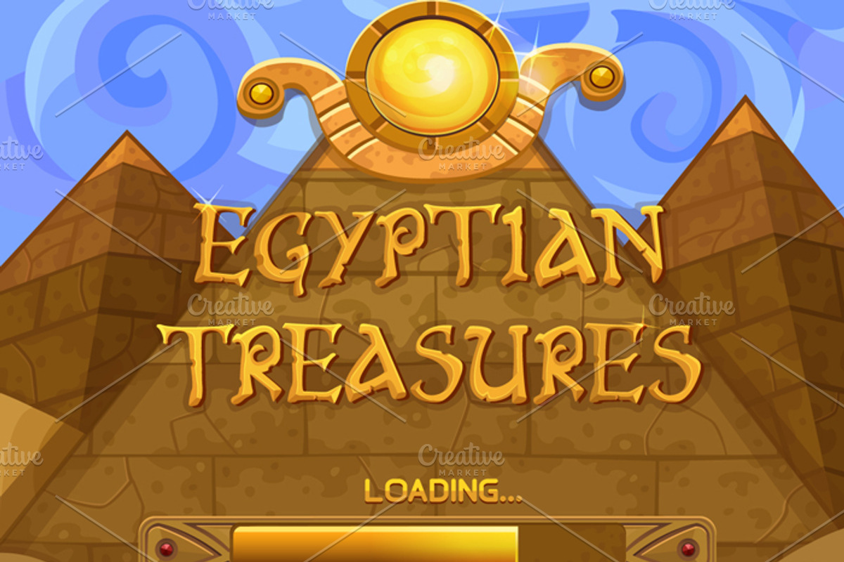 Egyptian treasures slots game, an Illustration by Saranai Store (Photo 9 of 11)