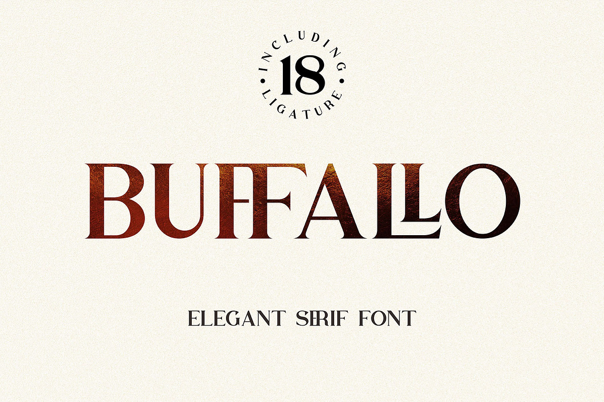 Buffallo - Serif Font